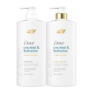 Dove Shampoo Kokosnuss & Hydration 28 flüssige Unzen Conditioner Kokosnuss & Hydration 28 fl - Bild 1 von 3