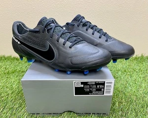 Nike Tiempo Legend 9 Elite FG Black Soccer Cleat CZ8482-001 Size 9 / Wmn's 10.5 - Picture 1 of 12