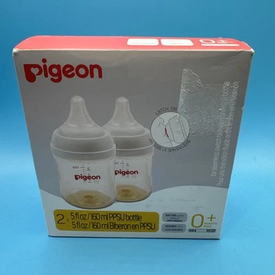 Garrafas PPSU Pigeon 2x 5 fl oz. 0+ meses - Imagem 1 de 4