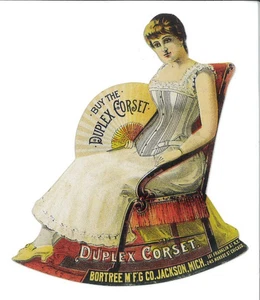 CORSETTO DUPLEX FUSTELLATO, Bortree M'F'G Co. Jackson, Mich. S6D-TC-4644 - Foto 1 di 2