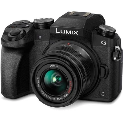 Panasonic Lumix G7 Mirrorless Camera with 14-42mm Lens (Black) *OPEN BOX* - Image 1 of 4