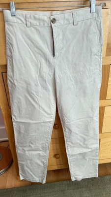 Pantalón niño Vineyard Vines, talla 18, blanco roto, cintura ajustable, clásico Foto 1 de 4