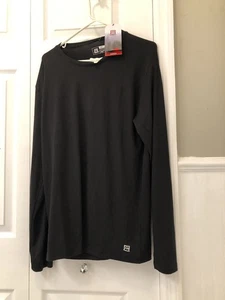 Herren Größe Large Nachtwäsche schwarz Langarm Oberteil neu mit Etikett. Super weich. - Bild 1 von 3