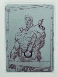 2015 Marvel Vibranium PRINTING PLATE Base #25 CABLE (Magenta / Red) ๐๐๐ 1/1 - Picture 1 of 2