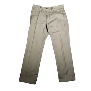 Dockers Chinos Trousers Medium W33 L32 D1 Slim Fit Khaki 100% Cotton - Picture 1 of 6