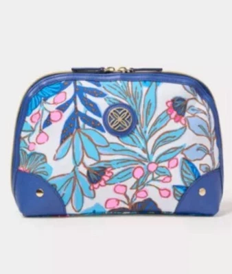Lilly Pulitzer Floral Azul Mujer Bolsa Patrón BREEZY AQUA BEST FRONDS FOREVER Foto 1 de 2