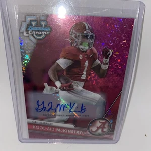 2023 Bowman U Chrome Fuchsia Refractor Auto /150 Kool-Aid McKinstry NOLA SAINTS - Picture 1 of 9