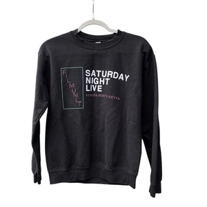 Gildan Saturday Night Live Season 47 Memorabilia Black Sweatshirt Size Small - Picture 1 of 5