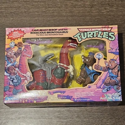 Teenage Mutant Ninja Turtles Cave-Beast Bebop and his Bodacious Brontosaurus - Image 1 of 4