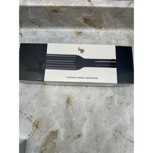 Lange Le Waver 3 Barrel Waving Iron Titanium Black 110 240V - Picture 1 of 5
