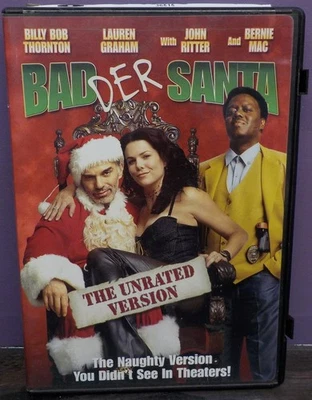 Badder Santa DVD Unrated Widescreen Edition Movie Billy Bob Thorton - Image 1 of 4