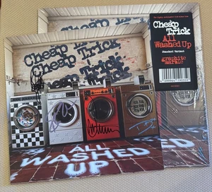SIGNED!!  Cheap Trick - All Washed Up. Signed Insert!! - Picture 1 of 3