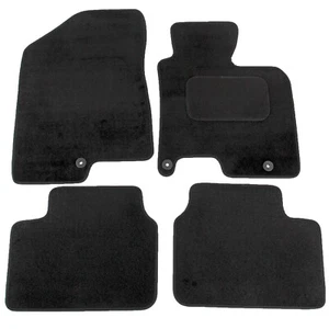 Fits Hyundai i30 Tailored Car Floor Mats 2012 to 2017 4pc Carpet Set Black - Picture 1 of 8