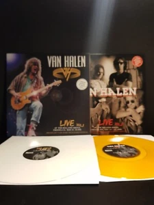 Van Halen - Live at the Selland Arena Vol.1 & Vol.2 White & Orange Vinyl - Bild 1 von 4