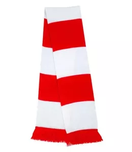Arsenal Colours - Red & White Retro Football Club Scarf - Picture 1 of 2