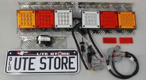 LED Trayback Ute Tail Light Kit Plug N Play with Mounts VW Amarok 2012-2023 - Picture 1 of 5
