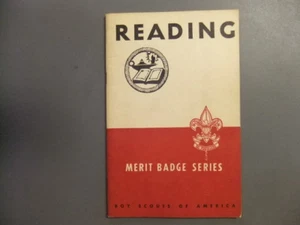 Boy Scout Merit Badge Pamphlet WW2 Type Reading 0174W - Picture 1 of 2