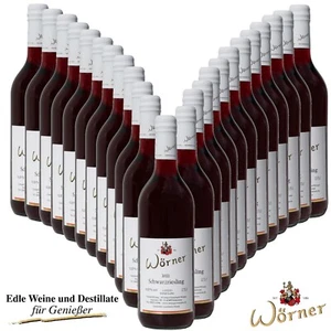 (6,49€/l) Schwarzriesling halbtrocken 24x0,75Ltr. WEINGUT WÖRNER Rotwein Pfalz - Bild 1 von 7