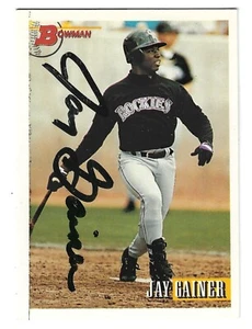 JAY GAINER COLORADO ROCKIES SIGNED AUTOGRAPHED 1993 BOWMAN BASEBALL CARD - Picture 1 of 1
