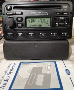 Ford 6000CD RDS EON Autoradio CD + Code + Anleitung Geprüft Voll Funktionsfähig - Bild 1 von 6