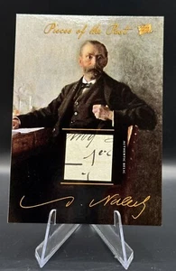 ALFRED NOBEL STÜCKE DER VERGANGENHEIT HISTORISCHE HANDGESCHRIEBENE RELIQUIE #18 - Bild 1 von 2