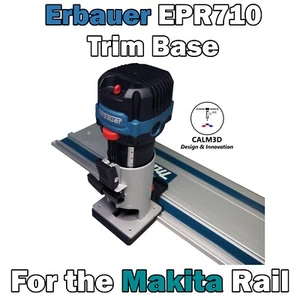 Base de router compatible Erbauer EPR710 para uso en el riel Makita - INC P&P - Imagen 1 de 14