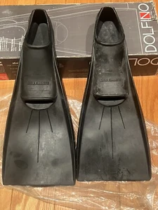 Dolfino All Rubber Marina Fins Mens 9-11 Dive gear - Picture 1 of 9
