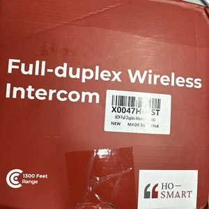 Ho-Smart Black (2) Way Communication Home Full Duplex Wireless Intercom - Picture 1 of 7