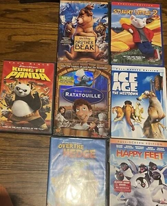 Lot of 7 Kids Popular DVD’s (Disney). Kung Fo Panda, Ice Age, Happy Feet - Picture 1 of 3