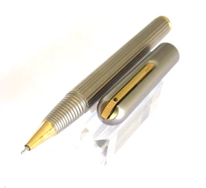 MAGNIFIQUE STYLO ROLLER BILLE DE PRESTIGE LAMY MODELE IMPORIUM TITANE BP MX439 - Imagen 1 de 11