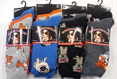 Para mujeres Funky Diseños Niñas Dibujos Animados Estilo Calcetines Novedad Diseño Divertido Adultos 4-7 Foto 1 de 3