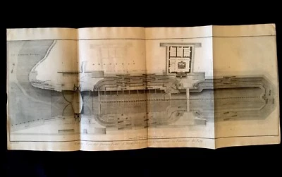 INGENIERÍA DE ASTILLEROS DE LA ERA DE LA ILUMINACIÓN. GRABADO MARINO 1770 Foto 1 de 4