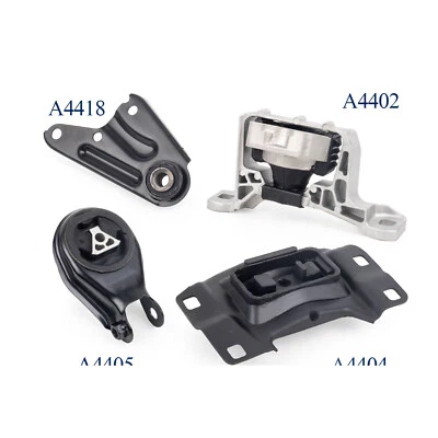 4X Engine Motor & Torque Strut & Transmission Mount fit 2004-2009 Mazda 3 2.0L - Image 1 of 4