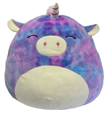 Squishmallows Aurora Purple Unicorn Plush 16” Large 2022 Kelly Toy