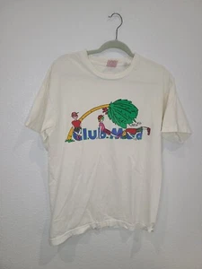 Vintage Club Med Mexico T Shirt Double Sided print , Large, retro 90s tee - Picture 1 of 12