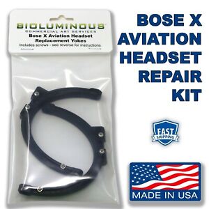 KIT - BOTH SIDES Bose X Aviation Headset Earcup Parts Yokes Bails Stirrups A10