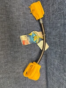 Camco 55185 Power Grip 30A Male to 50A Female 18" Electrical Dogbone Adapter - Bild 1 von 8
