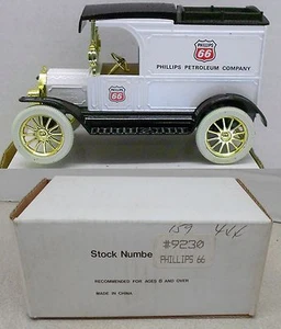 PHILLIPS 66 PETROLEUM #1 NEW LOGO 1913 FORD 1991 DIECAST ERTL BANK #9230 - Picture 1 of 1