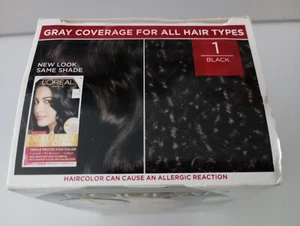 L'Oreal Paris Excellence Crema 1 Nero 100% Grigio Copertura - Foto 1 di 9