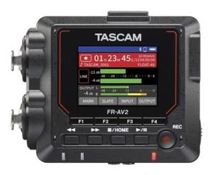 Tascam FR-AV2 Compact 32-Bit-Float Portable Field Recorder - Picture 1 of 8
