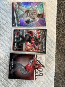 2024 Topps Series 1 Elly De La Cruz RC Cincinnati Reds + Stars Insert + GH Card - Bild 1 von 2