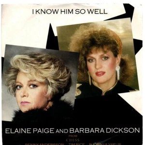 ELAINE PAIGE & BARBARA DICKSON - I KNOW HIM SO WELL (1984 7" single)  - Picture 1 of 1