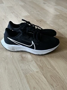 Nike Air Zoom Pegasus 38 Mens Running Shoes Black White - Picture 1 of 5