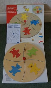 Goki - Bear's Merry go Round Game - Wooden - Picture 1 of 1