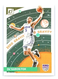 2023 Donruss #3 De'Aaron Fox Gold Press Proof Zero Gravity Kings - Bild 1 von 2