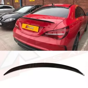 AMG Carbon Fiber Rear Boot Spoiler Lip For Mercedes CLA Class W117 C117 2013-18 - Picture 1 of 7