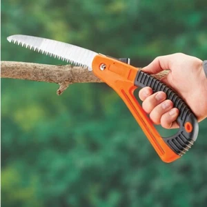 Versatile Heavy Duty Foldable Razor Tooth Hand Gardening Pruning Saw - Picture 1 of 2