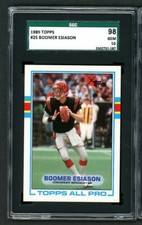1989 Topps Boomer Esiason #25 SGC 10 Gem Mint Cincinnati Bengals Rare Grade