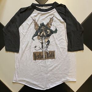 Vintage 1988 Jethro Tull Broadsword Concert Tour Raglan Tshirt Baseball