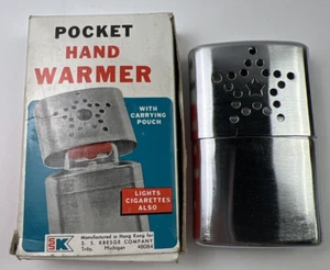 Vintage Taschen Handwärmer Kmart 60er Jahre Originalzustand versiegelter Docht - Bild 1 von 8